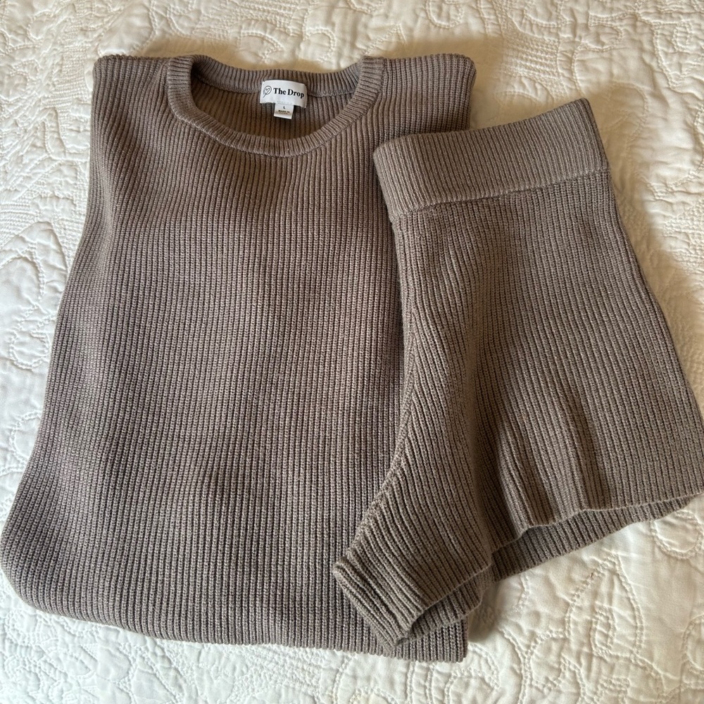 The Drop Sweater/Short Set